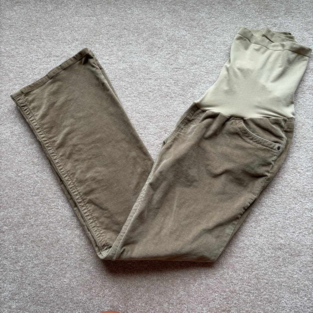 Motherhood Maternity corduroy pants-cotton